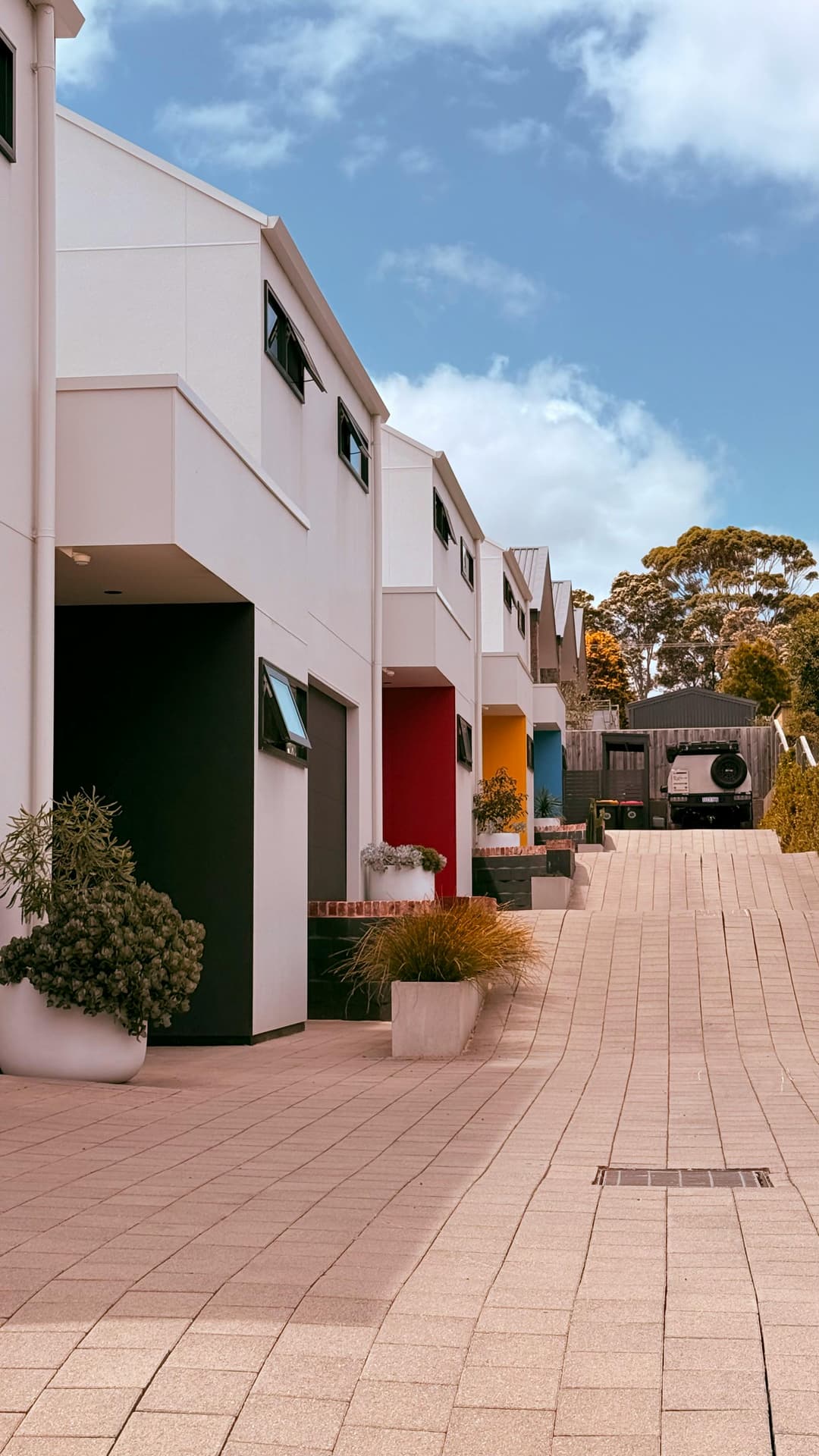 Modern townhouse property